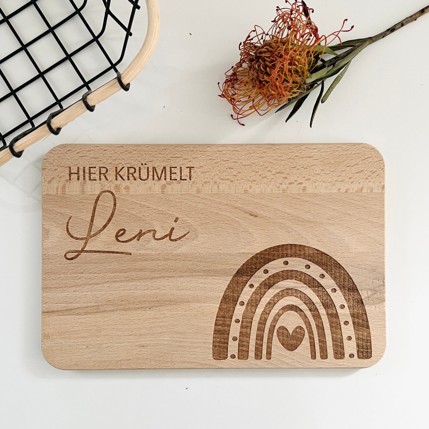 Kinder Frühstücksbrett, Ostergeschenk für Kinder, Brettchen, personalisiert mit Osterhasen Motiv und Name