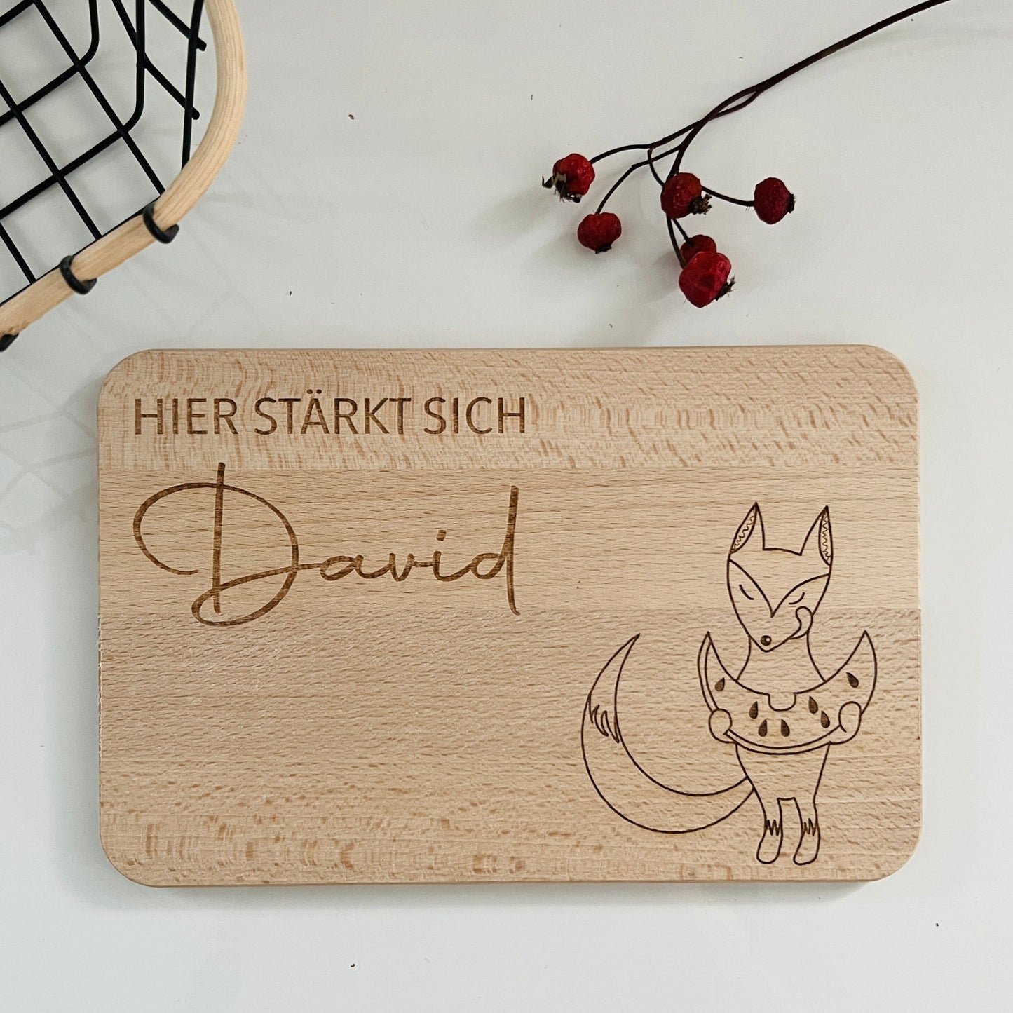 Kinder Frühstücksbrett, Ostergeschenk für Kinder, Brettchen, personalisiert mit Osterhasen Motiv und Name